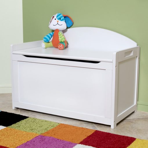 Cofre de Juguetes Infantil Lipper International, 33.25" An x 17.75" Pr x 24.5" Al, Blanco - Imagen 2