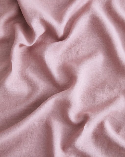 Sabana Ajustable de Lino Bed Threads - 100% Lino de lino frances - 170 GSM - Lujo y respetuoso con el medio ambiente - Transpirable, Duradero y Suave - Solo Sabana Ajustable Individual - Lavanda - Imagen 3
