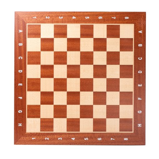 Tablero de Ajedrez Profesional de Torneo GSE Games & Sports Expert, Solo Tablero de Ajedrez de Sapele y Arce Incrustado, Tablero de Ajedrez Portatil para Principiantes, Ninos, Adultos (Grande: 19" / Cuadrado: 2" Brown)
