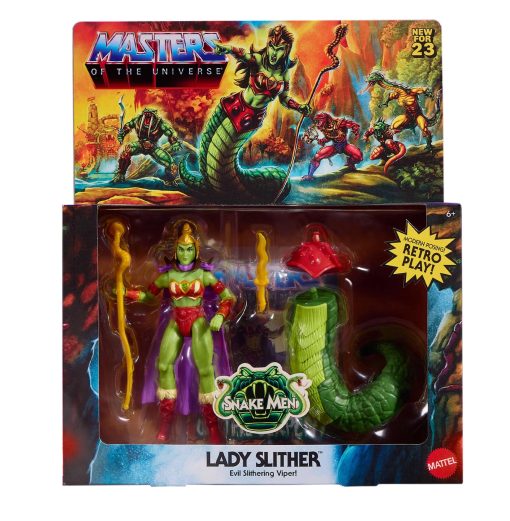 Figura de Accion Lady Slither de los Masters del Universo Origins - Exclusiva de Creaciones