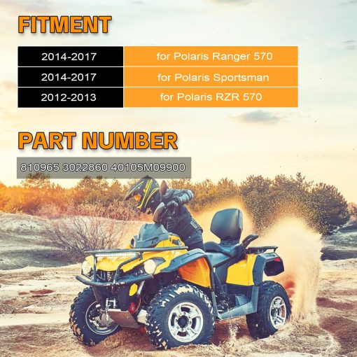 Kit superior de culata y junta de cilindro de kit de reconstruccion de culata para Polaris Ranger 570 2014-2017, Polaris Sportsman 2014-2017, Polaris RZR 570 EFI 2012-2013 Piezas - Imagen 2