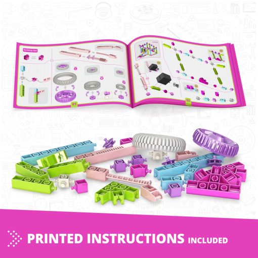 Engino- Juego de Construccion STEM para Ninas, 30 Modelos Motorizados, Juguetes Educativos para Edades 6+, Juguetes de Construccion, Regalos para Ninas, Proyectos STEM - Imagen 4