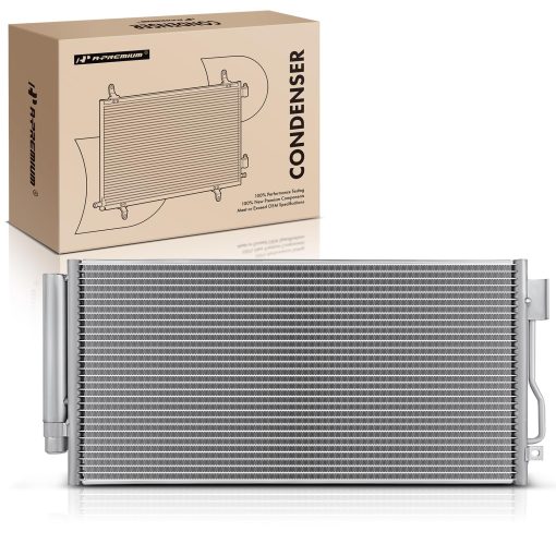 Condensador de aire acondicionado A-Premium compatible con Fiat 500L 2014-2020 L4 1.4L, Reemplazo # 4429, 68202038AA