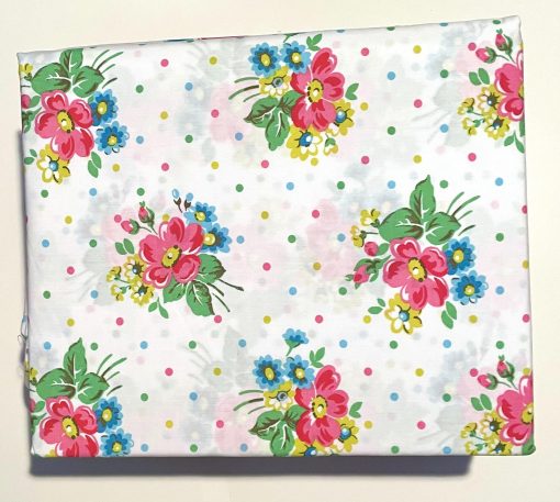 Juego de Sabana CATH KIDSTON de la coleccion de lujo para el hogar de Londres 4 Piezas 200 hilos, estampado de flores Bunches, King (Estandar de EE. UU.), Blanco - Imagen 4