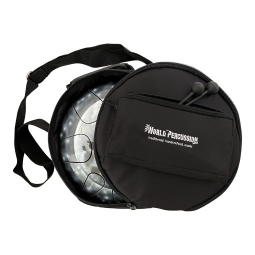 Steel Tongue Drum 10" - Luna de Plata - 7 afinaciones para elegir - Bolsa y Mazos Gratis (A Menor Pentatonica (8 tonos) SD10S4) - Imagen 4