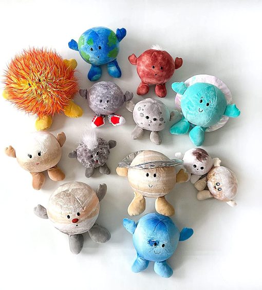 Set de Peluches Sistema Solar Celestial Buddies 12 Piezas Ciencia Astronomia Espacio Juguetes de Peluche Educativos - Imagen 5