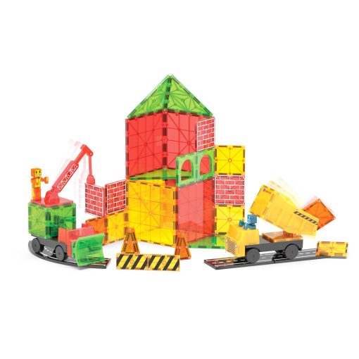 MAGNA-TILES Builder XL 50-Piece Magnetic Construction Set - La Marca Original de Construccion Magnetica - Imagen 6