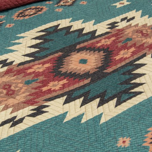 Juego de Ropa de Cama Queen Donna Sharp - 3 Piezas - Juego de Colcha Apache Southwest con Colcha Queen y Dos Fundas de Almohada Estandar - Lavable a Maquina - Imagen 4