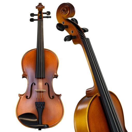 Violin Bunnel Premier 1/2 Tamano - Estuche y Accesorios Incluidos ? Madera de Arce Solido y Adornos de ebano Por Kennedy Violins - Imagen 2