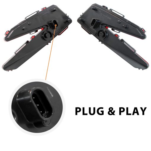Luces traseras LED SAUTVS para Can Am X3, Luces traseras de freno rojas para Can-Am Maverick X3 XDS XRS Max Turbo R 2017-2024 Accesorios (2pcs, 710004744) - Imagen 6