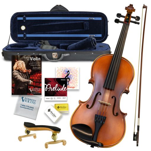 Violin Ricard Bunnel G2 3/4 - Estuche y Accesorios incluidos - Madera de Arce Solido y Herrajes de ebano por Kennedy Violins