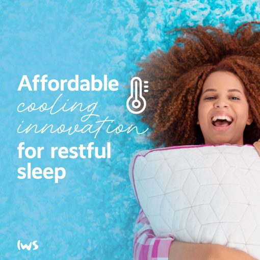 Almohada Ajustable Transpirable IWS I WANNA SLEEP - Almohada Ultra Comoda - Copos de Espuma con Memoria de Gel, Control de Temperatura y Alivio de Enfriamiento, Soporte para Aliviar el Dolor de Cuello - Imagen 7