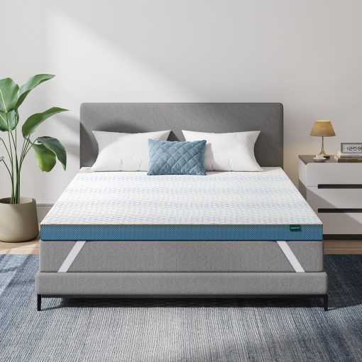VISCOFLEX Colchon de Espuma Viscoelastica de 4 Pulgadas, tamano Completo, Colchon con Tecnologia de Gel Viscoelastico Firme de Alta Densidad, Certificado Certipur-Us & Oeko-Tex - Imagen 7
