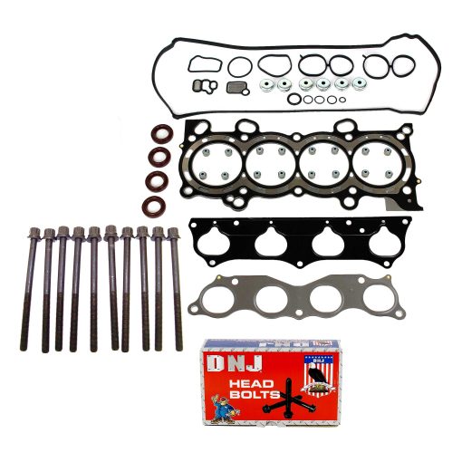Juego de empaques de culata DNJ HGB227 con Kit de pernos de culata para Honda CR-V 2.4L 2354cc 144cid L4 DOHC 2002-2006