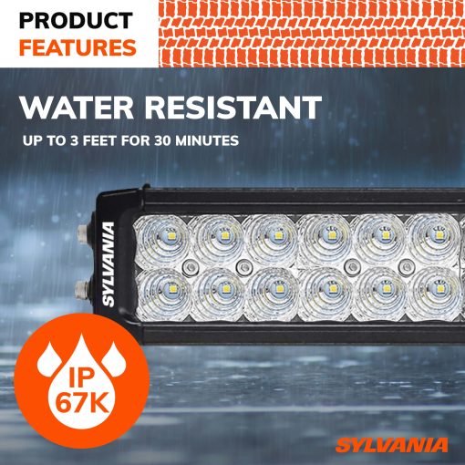 Barra de Luz LED SYLVANIA Ultra de 40 pulgadas | Garantia limitada de por vida | Luz Combo de 15120 lumenes crudos | Luz de trabajo impermeable de calidad para todoterreno, camion, tractor, bote, ATV, UTV, SUV, 4x4 - Imagen 7