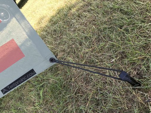 Toldo para RV Tentproinc Sun Shade Screen 7' X 16' 3'' (Bandera Americana) Malla Gris Parasol para Toldo de Remolque Camper Bloqueador de UV Kits Completos - Imagen 5