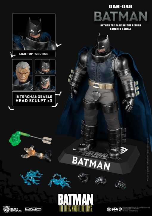 Batman Armored DAH-049 Figura de Accion de 8 Pulgadas de Beast Kingdom - Imagen 8