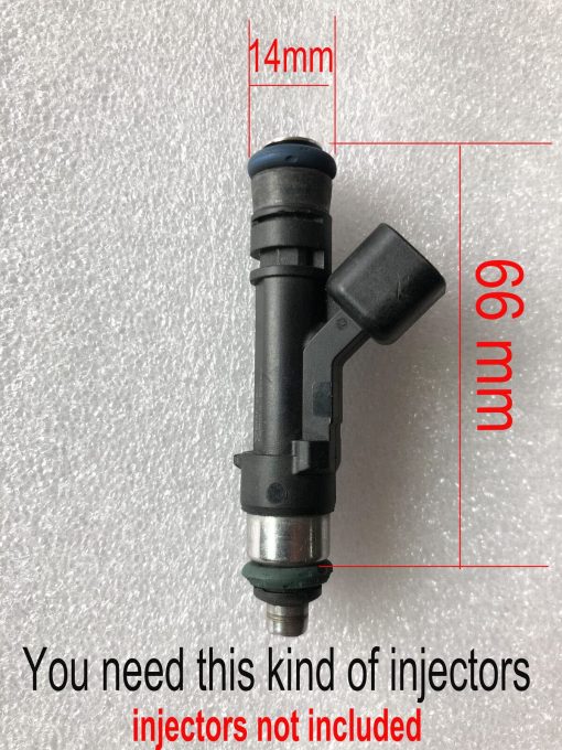 Juego de cuerpo de admision CNC de 2JZ-GTE con riel de combustible y cuerpo de aceleracion plateado de 90 mm 12 inyectores (Plateado) - Imagen 2