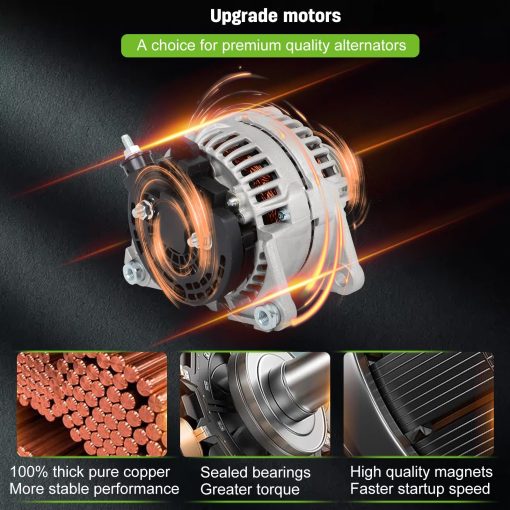 SCITOO Alternador de Repuesto para Toyota FJ Cruiser 2007-2010, Toyota Tacoma 2005-2015, Toyota Tundra 2006-2010 11239 - Imagen 4