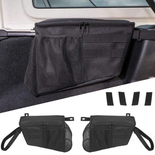 JeCar para Jeep JL Bolsas Organizadoras de Almacenamiento de Maletero para Jeep Wrangler JL JLU Sport Sahara Rubicon Willys Unlimited 4 Puertas Accesorios de Almacenamiento Interior(2pcs)
