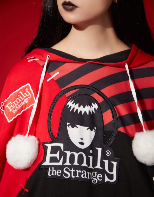 Capa de Halloween Emily the Strange para Niñas con Estampado de Gato y Cola de Peluche (Pequeño) - Imagen 6