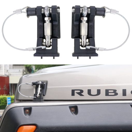 BESTAOO TJ Hood Latches, Kit de cerraduras para capo para Jeep Wrangler TJ 1997-2006, Elimina el aleteo del capo, 1 par