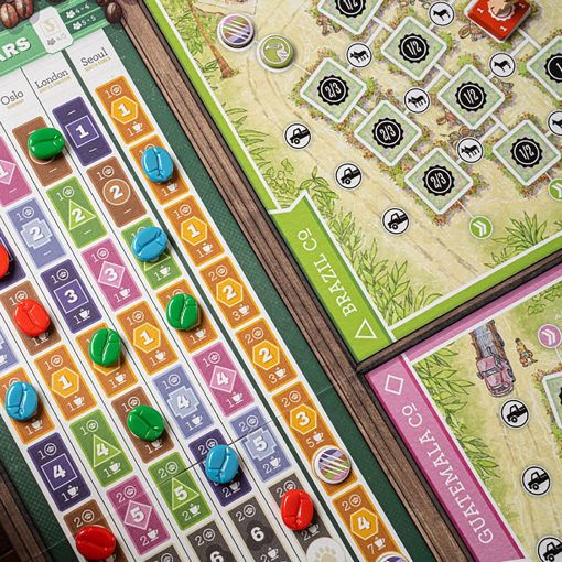 Capstone Games: Coffee Traders - Juego de Estrategia de Mesa, 3-5 Jugadores, Edades 12+, 120 Min - Imagen 6