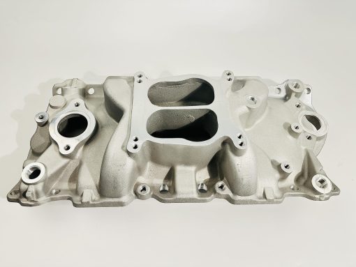Colector de admision de doble plano para SBC Small Block Chevy 350 400 1956-1996 (Natural)