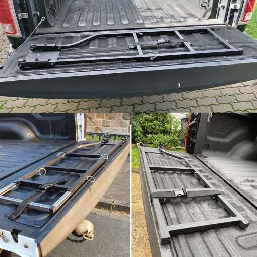 Escalera de cola para camioneta accesorios universales de extension de escalera con tornillos hexagonales autorroscantes de acero inoxidable KMFCDAE - Imagen 5
