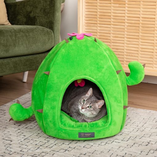 Coleccion de Camas Especiales para Perros y Gatos NANDOG Insta Fun (Cactus, Prive 18 pulgadas) - Imagen 2