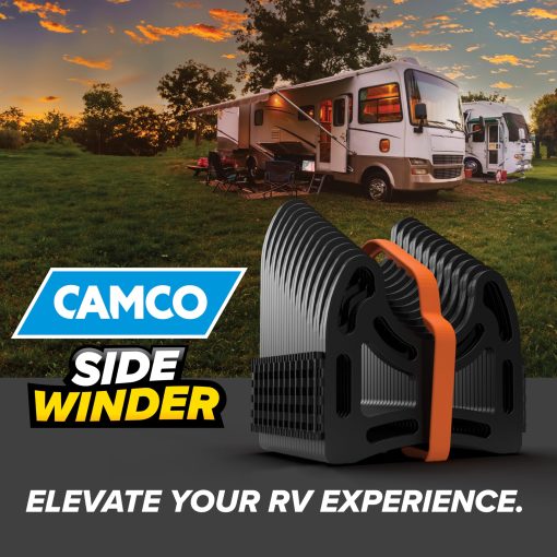 Soporte de Manguera de Drenaje para RV Camco Sidewinder de 20 pies - Diseno Flexible Telescopico para Curvar alrededor de Obstaculos y Cradles Profundos que Aseguran la Manguera de Drenaje para RV - Listo para Usar y se Pliega para Almacenamiento en RV (43052) - Imagen 6