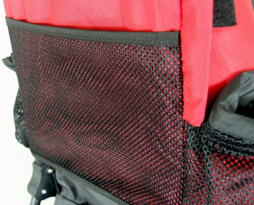Mochila Portabebes de Senderismo ClevrPlus Cross Country, Roja, Mochila Portabebes para Ninos con Asiento Comodo, Correas y Cinturon Ajustables, Marco Plegable Liviano, Gran Capacidad para Ninos para Uso al Aire Libre - Imagen 7