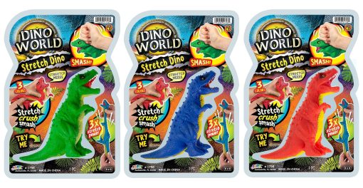 JA-RU Juguetes de Dinosaurios Elasticos y Esponjosos para Ninos (12 Unidades) Pequenos Juguetes de Dinosaurio T Rex. Juguetes Antiestres. Favores de Fiesta de Dinosaurios, Premios de Cofres del Tesoro, Rellenos de Bolsas de Regalos. 1758-12s - Imagen 2