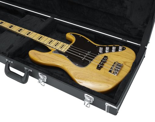 Estuche de madera de lujo Gator Cases para bajos electricos (GW-BASS), Negro - Imagen 8