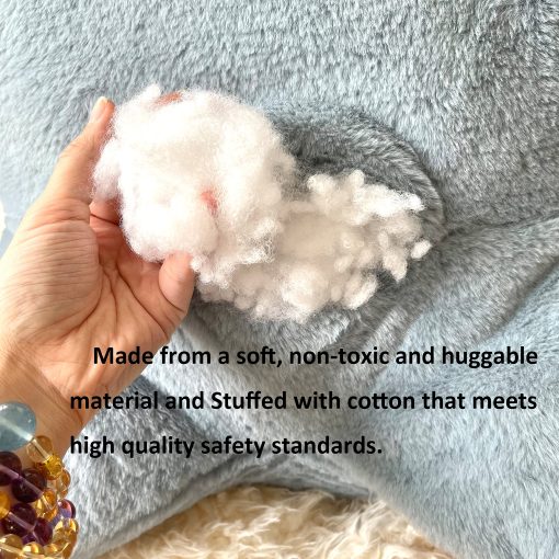 Peluche de ganso gigante Tanha, Ganso de peluche de 6 pies, Lindo peluche de ganso gris suave, Regalo de peluche de pato para novia, ninos o mejor amigo (75 pulgadas, 190 cm) - Imagen 5