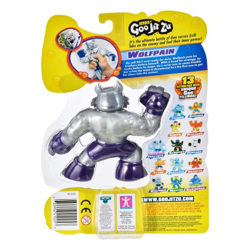 Figura de Accion Wolfpain de Heroes of Goo Jit Zu - Lobo Crujiente - Imagen 4