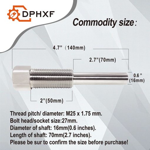 DPHXF Extractor para Embrague de Transmision Endurecido para Polaris RZR, Ranger, General, Sportsman, Scrambler, Moto de Nieve, ATV Polaris. Reemplaza PN# PU-52422 PA-48595 2870903 2870506 2872085 2875567 - Imagen 5