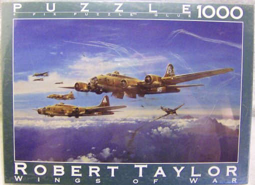 Rompecabezas Fink & Company Wings of War Series Robert Taylor "Return From Schweinfurt" de 1000 Piezas