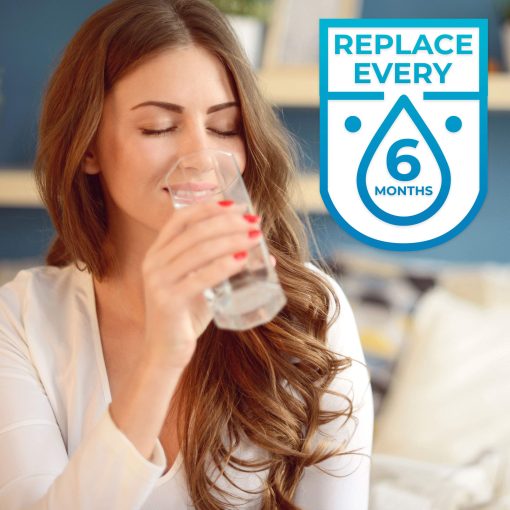 Filtro de agua de refrigerador de repuesto SpiroPure SP-FR100 certificado por NSF para WF1CB, WFCB, R-9910, 9910, 9913, NGRG-2000, RG-100, RC-200, RF-200, 46-9910, 46-9913, 240394501 (1 unidad) - Imagen 5