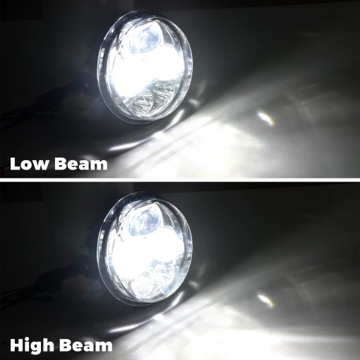 SAUTVS Conjunto de Faros LED para Teryx, Luces Delanteras de Haz Alto y Bajo para Kawasaki Teryx Teryx4 Brute Force 750 Accesorios (2PCS) - Imagen 2