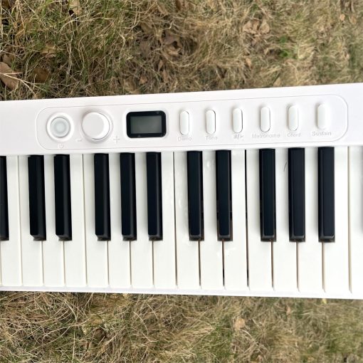 Piano Electronico Plegable MAGICON BX20S de 88 Teclas, Teclas Semipesadas de Tamano Completo, Portatil, con Sensibilidad al Tacto, Soporte USB/MIDI, Bluetooth Inalambrico, Altavoces, Pedal, Bolsa de Transporte, para Principiantes (NEGRO+) - Imagen 4