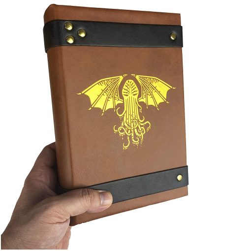 Fantasydice Bandeja de Dados en Forma de Libro Dorado/Morado Cthulhu para Todos los Juegos de Mesa de Rol como D&D, Call of Cthulhu, Shadowrun. - Imagen 5