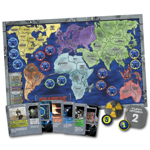 Renegade Game Studios: Risk 2210 A.D. - Juego de Risk, Nuevas Torsiones, Mechs, Locaciones Subacuaticas y Lunares, Comandantes, Edades 10+, 2-5 Jugadores, 240 Min - Imagen 4