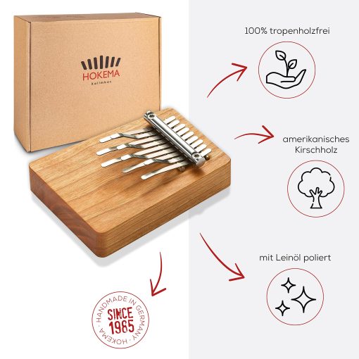 Kalimba HOKEMA, Natural (B9) - Imagen 3