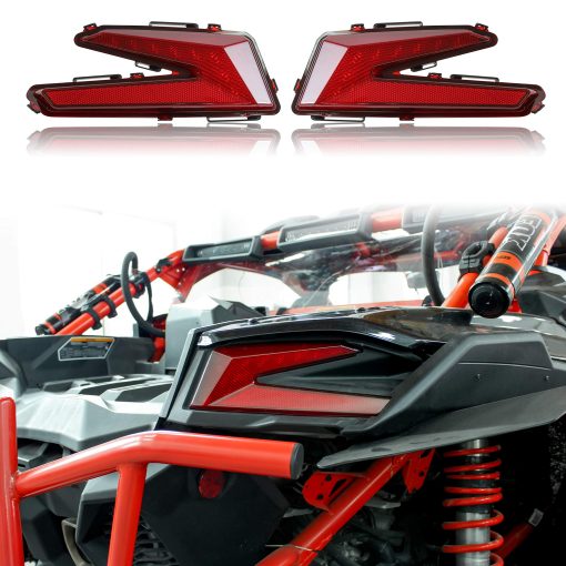 Luces traseras LED SAUTVS para Can Am X3, Luces traseras de freno rojas para Can-Am Maverick X3 XDS XRS Max Turbo R 2017-2024 Accesorios (2pcs, 710004744)