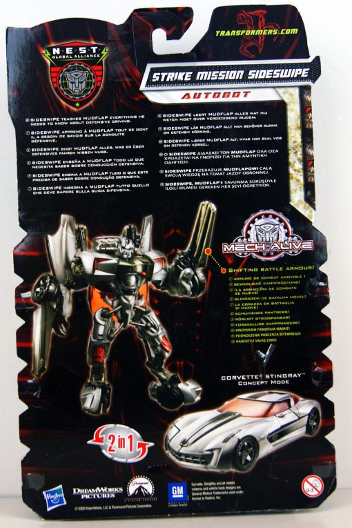 Transformers 2 Revenge of The Fallen Movie 2010 Series 2 Deluxe Action Figure Strike Mission Sideswipe - Imagen 2