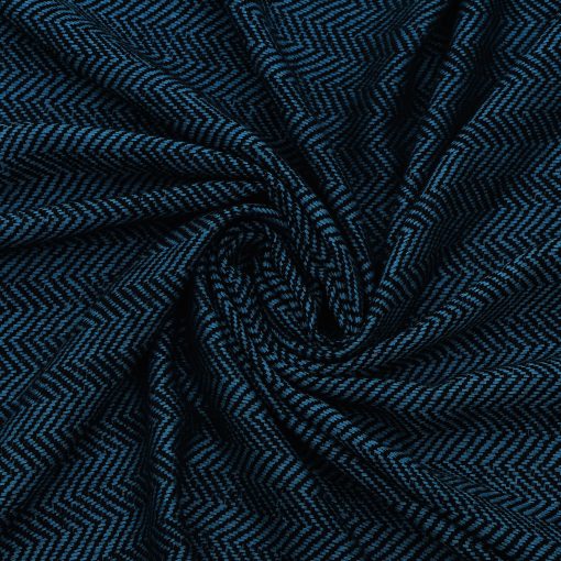 Chal de Cachemira Pura, Manta, Cobertor, Envoltura Ultra Suave, Manta para Sofa, Cama y Viajes, (40" X 82") Espiga (Azul Cobalto y Negro) - Imagen 7