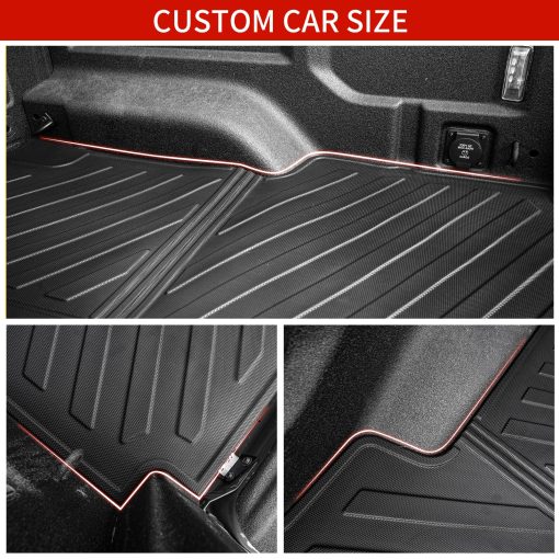 Alfombrilla para cama compatible con 2020-2024 Jeep Gladiator Liner para cama de maletero de TPE Todas las estaciones Accesorios para Jeep Gladiator 2023 - Imagen 4