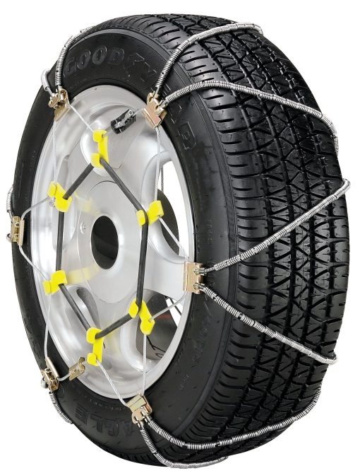 Cadenas de traccion para neumaticos de automovil de pasajeros SCC SZ343 Shur Grip Super Z - Juego de 2