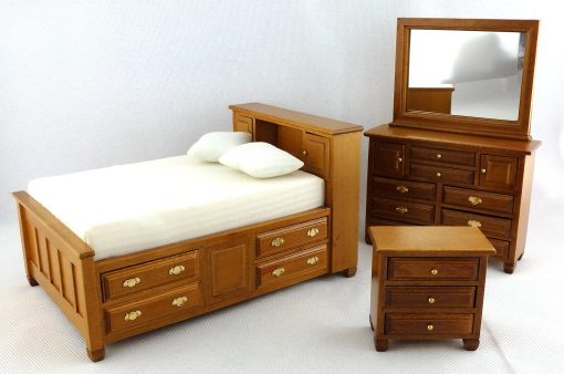 Set de Dormitorio en Miniatura de 3 Piezas Dunham de Aztec Imports, Inc. - Imagen 3